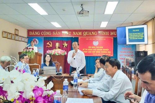 Hội Luật gia tỉnh Đồng Nai tọa đàm về chủ đề Thi hành Luật doanh nghiệp