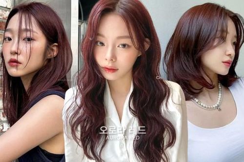 10 kiểu tóc nhuộm nâu đỏ tôn da sáng bật tông