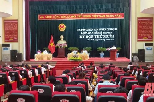 Kỳ họp thứ 10 HĐND huyện Yên Định khóa XIX