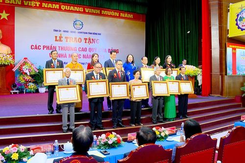 276 tập thể và cá nhân của Đồng Nai được nhận phần thưởng cao quý của Đảng và Nhà nước