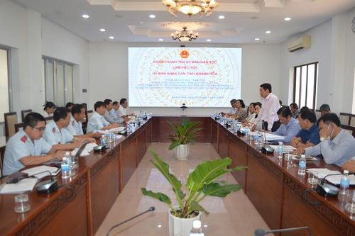Đoàn thanh tra Ủy ban Dân tộc: Thông báo kết quả thanh tra tại tỉnh Khánh Hòa