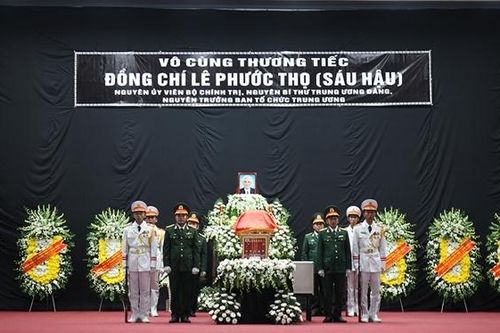 Tổ chức trọng thể Lễ tang nguyên Trưởng ban Tổ chức Trung ương Lê Phước Thọ theo nghi thức cấp Nhà nước