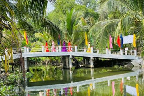 Tăng ni, phật tử sát cánh xây dựng vùng quê Tân Phước thêm tươi đẹp