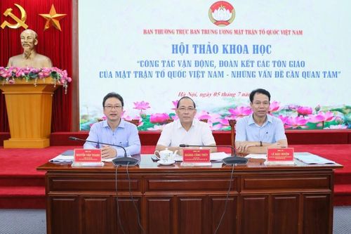Tăng cường và nâng cao hiệu quả công tác vận động, đoàn kết các tôn giáo