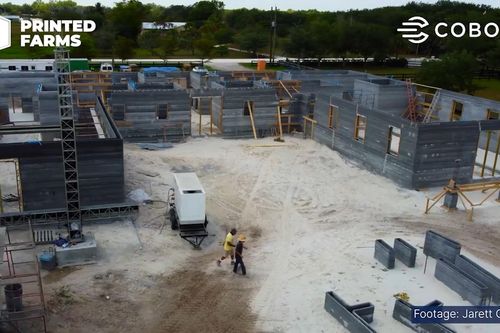 Quá trình xây dựng tòa nhà in 3D lớn nhất thế giới
