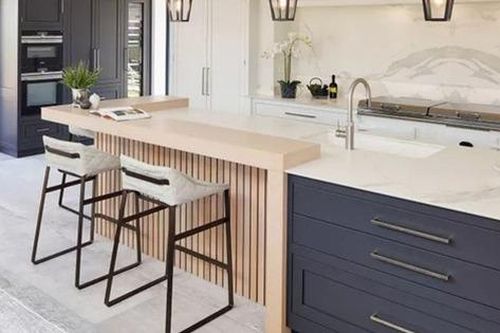 6 cách để đảo bếp tích hợp bàn ăn tiện lợi