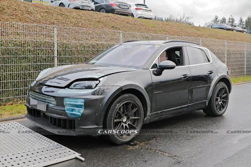 Porsche Cayenne phiên bản thuần điện lộ ảnh thực tế