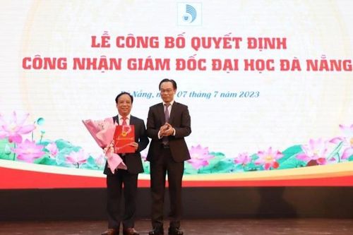PGS.TS Nguyễn Ngọc Vũ tiếp tục giữ chức vụ Giám đốc Đại học Đà Nẵng