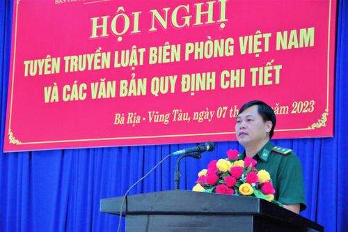 Bà Rịa - Vũng Tàu: Tuyên truyền Luật Biên phòng Việt Nam cho cán bộ, nhân dân xã Phước Thuận