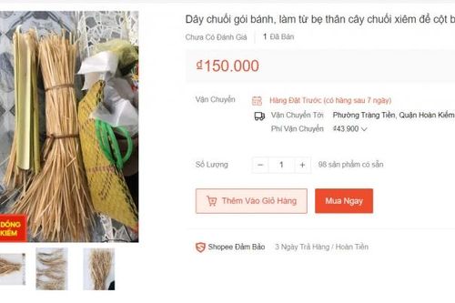 Lá cây, vỏ trấu vứt bỏ bất ngờ 'đổi đời' trên sàn thương mại điện tử
