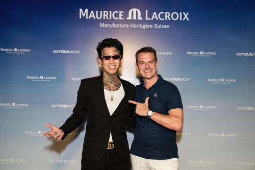 Rapper Dế Choắt tái xuất tại sự kiện thương hiệu đồng hồ Maurice Lacroix