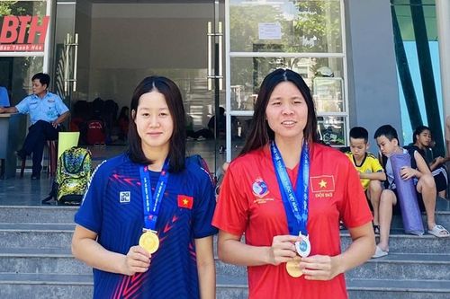 Các VĐV Thanh Hóa giành thành tích cao tại Giải bơi vô địch trẻ quốc gia năm 2023
