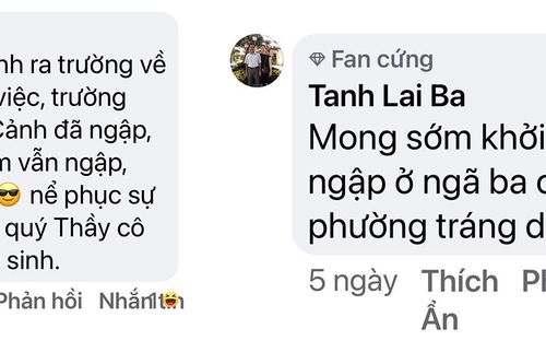 Thông tin liên quan đến ngập nước, chống ngập được bạn đọc quan tâm