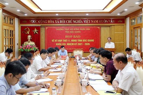 Bắc Giang: Dự kiến thông qua 32 dự thảo nghị quyết tại Kỳ họp thứ 11, HĐND tỉnh khóa XIX