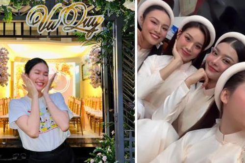Dàn phù dâu 'chất lượng' trong lễ vu quy của Phương Anh và doanh nhân Đức Hồ