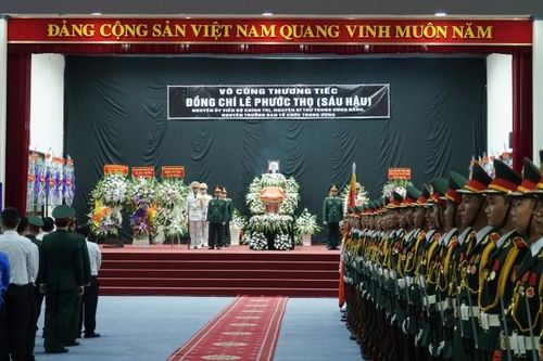 Tổ chức trọng thể Lễ truy điệu nguyên Trưởng Ban Tổ chức Trung ương Lê Phước Thọ