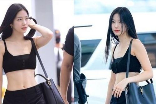 Nữ ca sĩ người Nhật gây tranh cãi vì mặc áo ngực ra sân bay