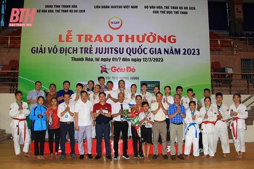 Giải vô địch trẻ Jujitsu quốc gia năm 2023 tổ chức tại Thanh Hóa kết thúc thành công tốt đẹp