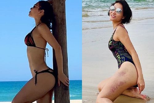 Thu Minh sở hữu thân hình nóng bỏng, vòng eo không mỡ thừa ở tuổi 45