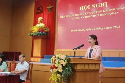 Cử tri quận Thanh Xuân kiến nghị tháo gỡ vướng mắc trong cấp sổ đỏ
