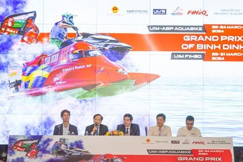 Việt Nam lần đầu tổ chức Giải đua thuyền máy quốc tế Grand Prix