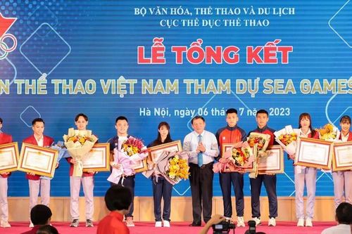 Lễ tổng kết và tuyên dương Đoàn Thể thao Việt Nam tham dự SEA Games 32