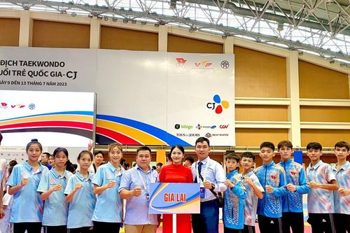 12 võ sĩ Gia Lai so tài ở Giải Vô địch trẻ Taekwondo quốc gia