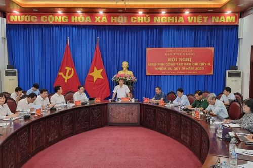 Gia Lai giao ban công tác báo chí quý II
