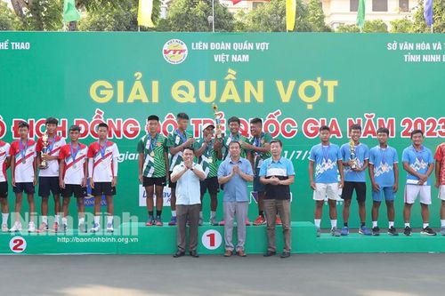 Bế mạc và trao thưởng Giải Quần vợt vô địch đồng đội trẻ Quốc gia 2023