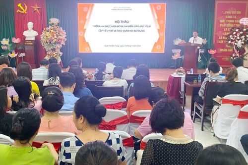 Các trường học quận Hai Bà Trưng triển khai thí điểm giáo dục STEM