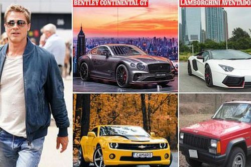 'Lóa mắt' với dàn siêu xe trị giá gần 4 triệu USD của Brad Pitt