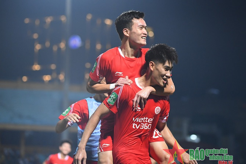 Thắng Nam Định 2-0, Viettel FC vào bán kết Cúp Quốc gia 2023
