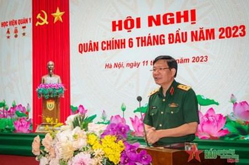 Học viện Quân y tổ chức Hội nghị quân chính 6 tháng đầu năm 2023