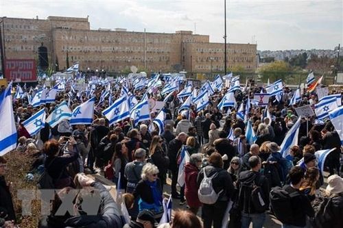 Israel: Hàng trăm người biểu tình phản đối dự luật của quốc hội