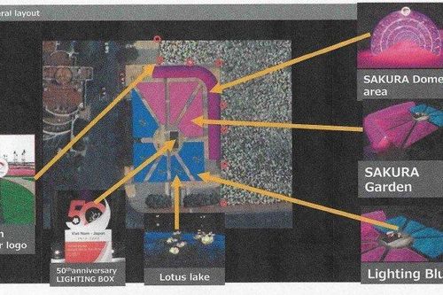 Ngày 12-7, diễn ra không gian ánh sáng quy mô 500.000 đèn LED