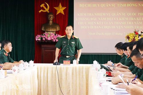 Tăng cường luyện tập chiến đấu, nắm chắc và kịp thời xử lý thắng lợi các tình huống