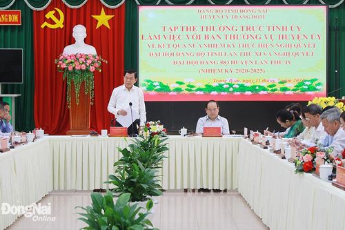 Trảng Bom phấn đấu sớm hoàn thành các tiêu chí của đô thị loại 4