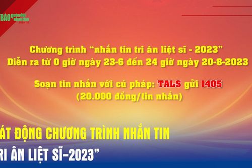 Nhắn tin 'Tri ân liệt sĩ'