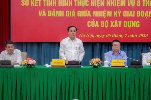 Tập trung xây dựng các dự án Luật, sớm tháo gỡ vướng mắc các lĩnh vực ngành Xây dựng