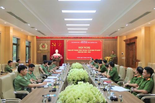 Khối các trường Cao đẳng CAND tổng kết phong trào thi đua 'Vì an ninh Tổ quốc'