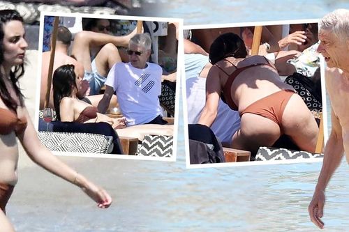 'Giáo sư' Arsene Wenger tràn đầy sức sống bên tình trẻ