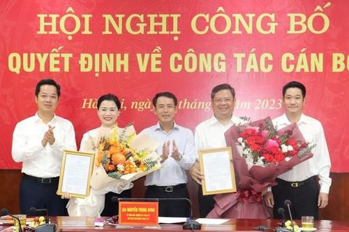 Điều động, bổ nhiệm nhân sự Hà Nội và 6 địa phương