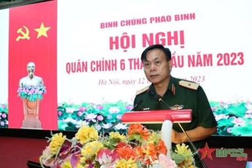 Hội nghị Quân chính Binh chủng Pháo binh 6 tháng đầu năm 2023