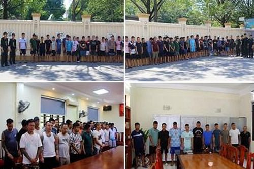 Công an Thanh Hóa triệt phá sới gà ăn tiền, bắt giữ 142 đối tượng