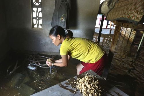 Hà Tĩnh: Nhiều hộ dân bị ngập nước giữa ngày hè nắng nóng