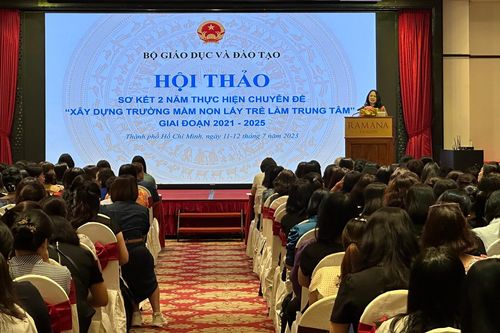 Khẳng định giá trị xây dựng trường mầm non lấy trẻ làm trung tâm