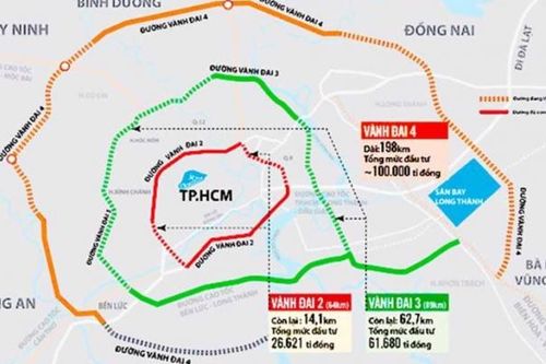 Giữ nguyên hướng tuyến đường Vành đai 4 giữa TP HCM và Bình Dương