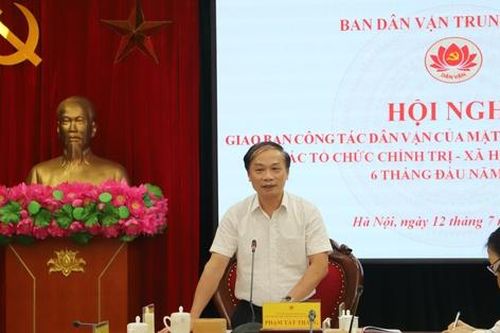 Công tác dân vận 6 tháng đầu năm của Mặt trận và các tổ chức chính trị - xã hội đạt được những kết quả tốt