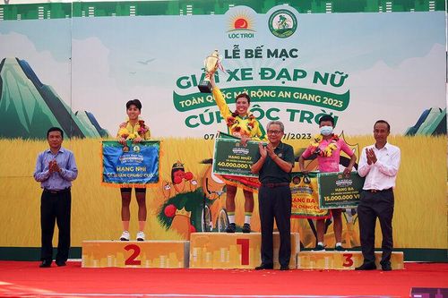 Giải Xe đạp nữ toàn quốc mở rộng An Giang 2023 - Cúp Lộc Trời:Các tay đua An Giang đoạt Áo vàng và Áo xanh chung cuộc