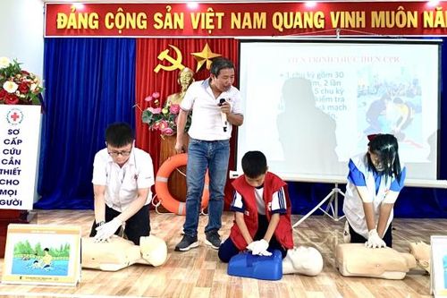 Hội Chữ thập đỏ TP. Nha Trang: Nâng cao kỹ năng sơ cấp cứu trong cộng đồng